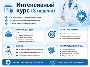 Реабилитация за 21 день в Яхроме