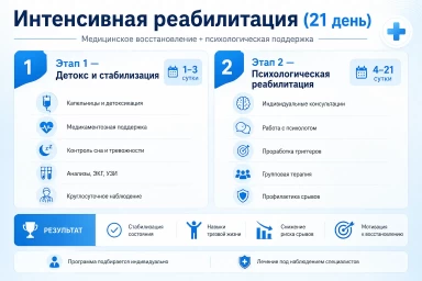 Реабилитация за 21 день в Яхроме